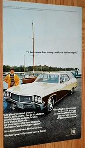 1968 BUICK SPORTWAGON ORIGINAL VINTAGE ADVERTISEMENT PRINT AD 68 WAGON - Picture 1 of 1