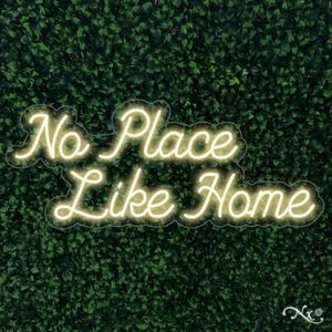 NEW "NO PLACE LIKE HOME" 37x15 LED FLEX WALL SIGN COLOR OPTIONS & REMOTE LF042 - Picture 1 of 4