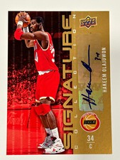 2009-10 Upper Deck Signature Collection Hakeem Olajuwon #32 auto HOF Rockets SP
