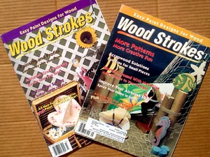 Wood Strokes Magazine 1994 March May Paint Designs Patterns Cut-outs Lot of 2 - Picture 1 of 7
