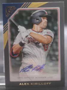 2022 Topps Gallery - Alex Kirilloff #YSA-AK - Autografo - Foto 1 di 1