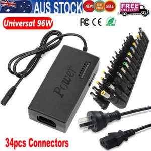 96W Universal AC Adapter Laptop Charger for Asus Acer HP Toshiba Dell Notebook - Picture 1 of 16