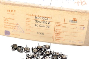 20x Vintage Trimmer / Einstellregler v. RFT Typ TGL11886, 1 kOhm lin., DDR, NOS - Picture 1 of 3