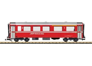 LGB 31679 RhB treno espresso carrozza passeggeri, 1a/2a classe con ruote in metallo e luce - Foto 1 di 1