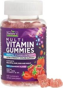 Multivitamin Gummies for Adults Extra Strength - Natural Complete Daily Gummy - Picture 1 of 9