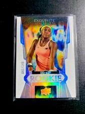 2021 Goodwin Champions Exquisite Collection Rookies /149 Coco Gauff Rookie RC