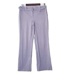 Pantalones Loft Mujer Talla 6 Gris Rayas Marisa Cinturón Defecto - Imagen 1 de 22