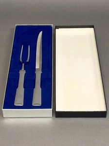 Impresionante juego de talla de acero inoxidable platero toalla vintage nuevo en caja - Imagen 1 de 8