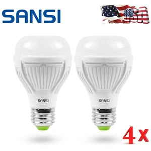 4Pack 100W Equivalent E26 A19 LED Light Bulbs 1600lm 5000K Daylight Energy Save - Picture 1 of 14