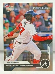 Cristian Pache 2020 Topps Now Postseason RC #PS-72 - ATLANTA BRAVES - SP /542