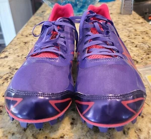 Asics Women's Hyper-Rocket Girl 6 Track Spikes - Purple/Hot Pink Sz 9 - Picture 1 of 7