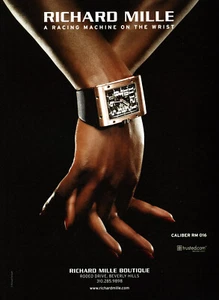 RICHARD MILLE WATCH MAGAZINE promo ad #06 2013 "NOT A WATCH" - Picture 1 of 2