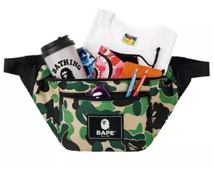 A BATHING APE large capacity body bag BAPE CAMO 2021 SPRING COLLECTION H20 x W33 - Picture 1 of 8