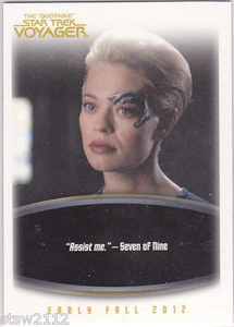 STAR TREK VOYAGER QUOTABLE P4 SEVEN OF NINE SAN DIEGO COMIC CON EXCLUSIVE PROMO - Picture 1 of 2