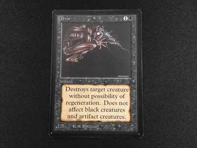 Terror MP [Limited Edition Beta] #1 Mtg Magic Free Tracking! - Image 1 of 2