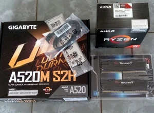  Aufrüstbundle neu ungeöffnet AMD Ryzen 5 5500GT GA A520M S2H 16GB DDR4 3200MHz  - Bild 1 von 11