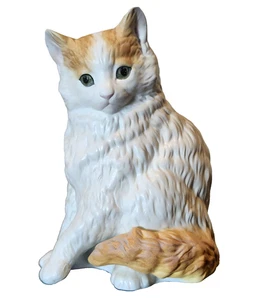 VTG Munro 1995 Classic Cats Turkish Van Tan & White Cat Figurine 7" tall - Picture 1 of 10