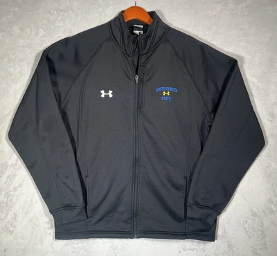 South Dakota State University Jacket Mens XL Black Under Armour Jackrabbits - Image 1 of 4