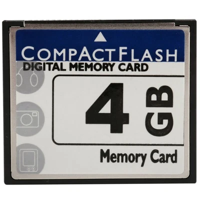 Professional 4GB Compact Flash Memory Card(White&) K6O38396 - Image 1 of 4