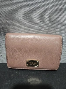 Michael Kors Wallet Antique Rose Carryall Card Case Leather - Picture 1 of 10