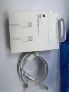 GENUINE ORIGINAL Apple charging Cable Type C To C 60 Watt 1 Meter iPhone 16 Pro - Picture 1 of 5