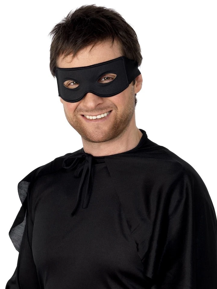 Smiffys Bandit Eyemask and Tie Scarf, Black - Image 1 of 1