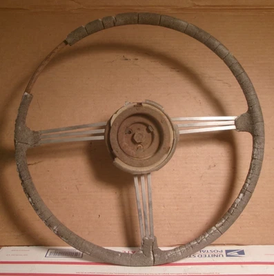 1946 1947 1948 CHEVROLET CARRO GM ACESSÓRIO BANJO VOLANTE ORIGINAL COMO ENCONTRADO - Imagem 1 de 4