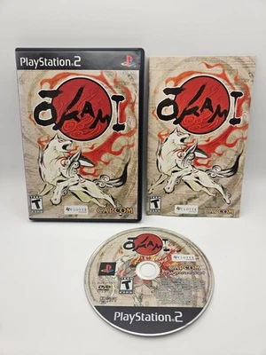 Okami (Sony PlayStation 2, PS2, 2006) CIB Complete Tested Works READ - Image 1 of 4