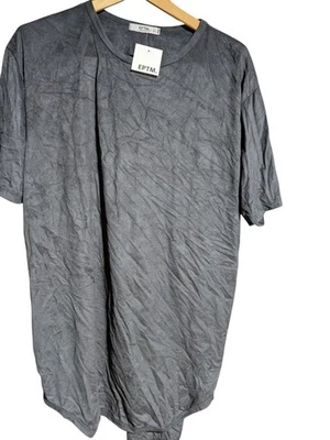 Camiseta EPTM Perfect Boxy Suave XL Carbón Manga Corta Boho Normcore Nueva con Etiquetas Foto 1 de 4