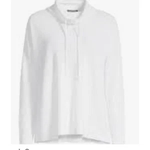 Suéter tejido gofre de lino/algodón orgánico blanco Eileen Fisher leer por talla - Imagen 1 de 4