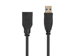 Monoprice USB 3.0 Type-A to Type-A Female Extension Cable - 6ft - Black, 32awg - Picture 1 of 6