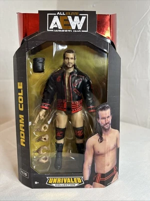 Figura de acción AEW colección inigualable Adam Cole #115 exclusiva de Target Foto 1 de 4