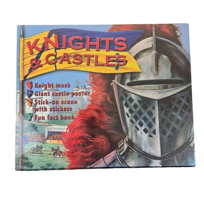 Knights and Castles - Fun Fact Book, Stickers, Giant Castle Poster - British UK - Image 1 of 4