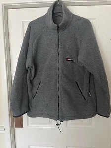 Berghaus Fleecejacke dick Vintage 90er grau Herren Größe XXL - Bild 1 von 9