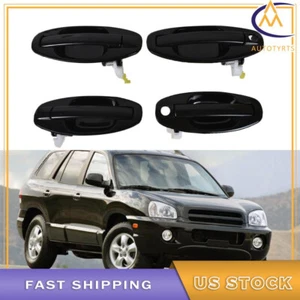 Juego de 4 manijas de puerta exteriores para Hyundai Santa Fe 2001-2006 delanteras y traseras - Imagen 1 de 9