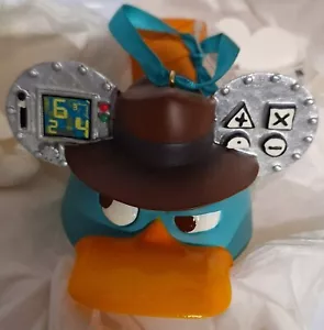 Disney Park Agent P Ear Hat Disney Ornament NEW with Tags - Picture 1 of 2