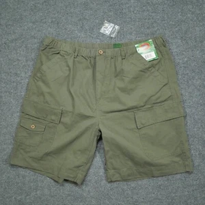 Vintage Boston Traders Shorts Mens XL Green Cargo Pockets Outdoors Stretch Y2K - Picture 1 of 11