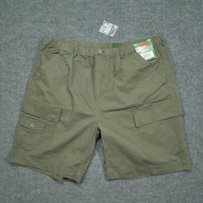 Vintage Boston Traders Shorts Mens XL Green Cargo Pockets Outdoors Stretch Y2K - Image 1 of 4