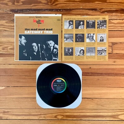 The Gateway Trio: Mad, Mad, Mad LP Vinyl US Capitol Records 1963 OG Folk VG+/VG+ Foto 1 de 3