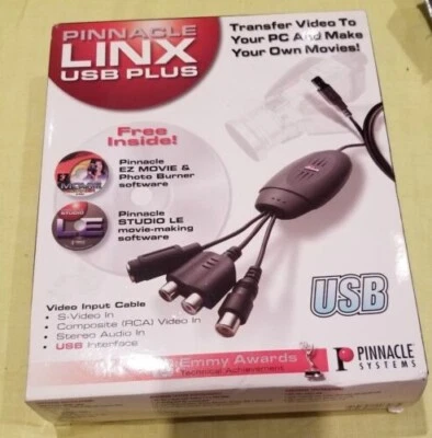 Pinnacle LINX USB Plus Video Transfer Capture Editing System Hardware  Software - Image 1 of 4