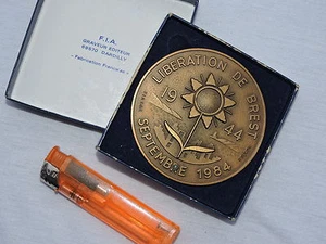 MEDAILLE LIBERATION DE BREST 1944-1984 par PIERRE PERON - Imagen 1 de 12
