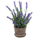 Artificial Greenery Lavender Plant Vivid Simulative Plant Potted For Office