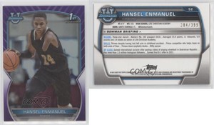2022-23 Bowman University Chrome Purple Refractor /399 Hansel Enmanuel #52