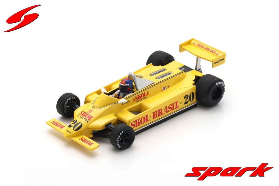 Spark 1/43 Fittipaldi F8 #20 British GP 1980 Emerson Fittipaldi S4580 - Immagine 1 di 1