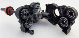OZ Store Rovan Baja Complete Gearbox w/Alloy Diff Bearings Set ROV 5B 5T SC KM - Picture 1 of 5
