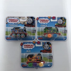 (LOT OF 3) Thomas The Train Mia Percy Celebration Metal Engine (SEALED) - Picture 1 of 24
