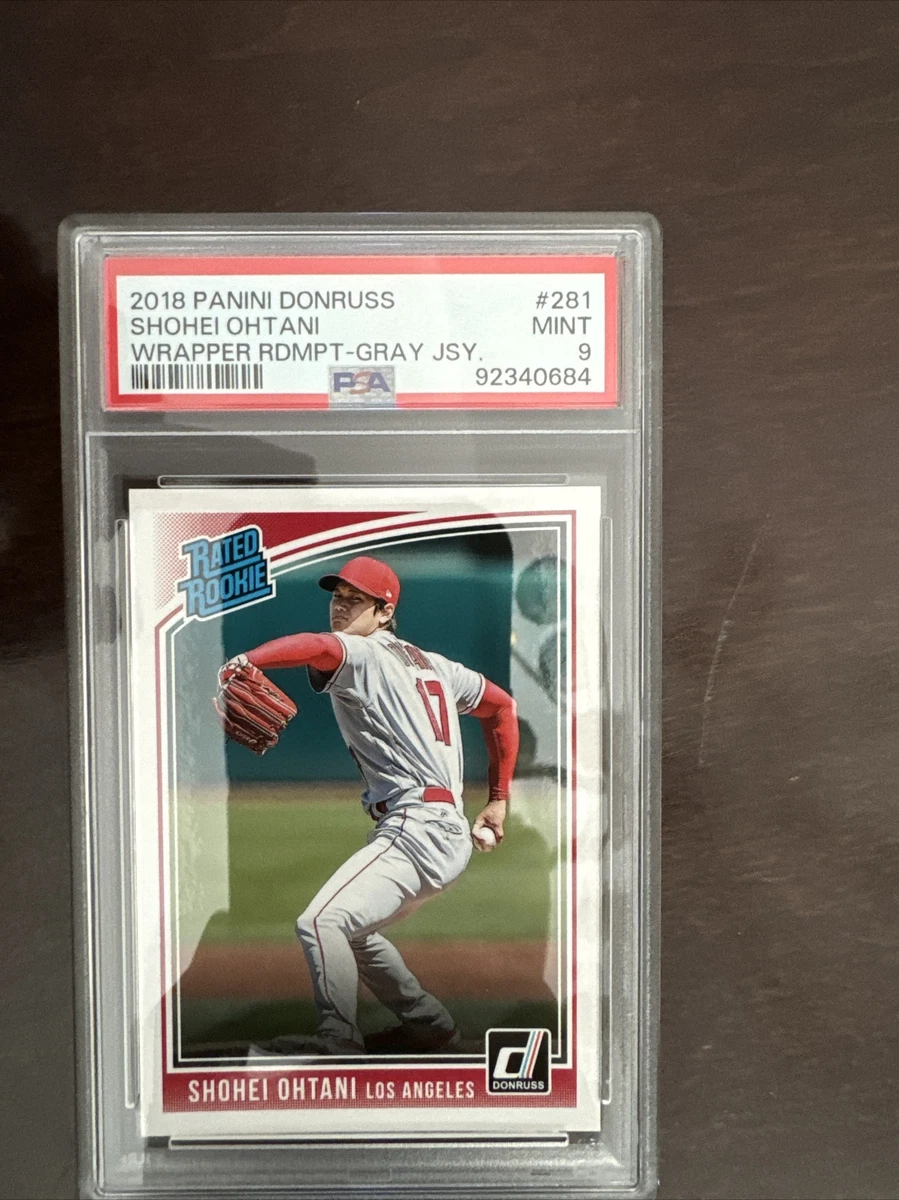 Baseball Shohei Ohtani Donruss Trading Cards & Accessories