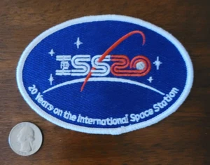 RARE Original PATCH NASA INTERNATIONAL SPACE STATION ISS 20th ANNIVERSARY - Picture 1 of 2