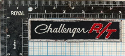 VINTAGE CHALLENGER R/T DODGE AUTOMOBILE CAR SOUVENIR 5" SEW ON PATCH - Image 1 of 2