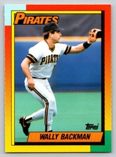 1990  Topps Traded #5T Wally Backman Pittsburgh Pirates
